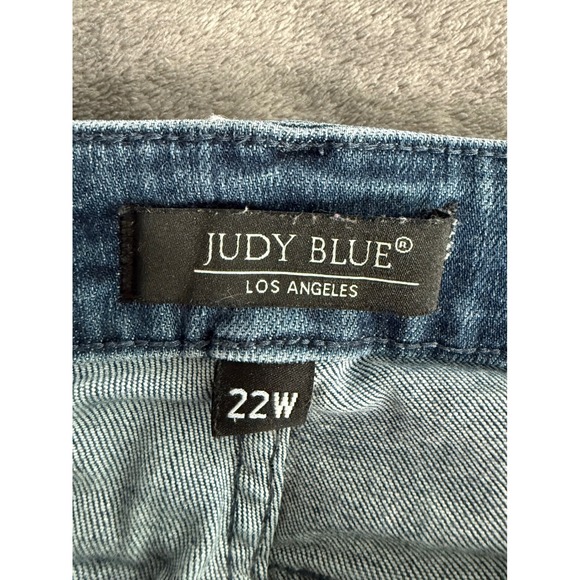 22W Judy Blue Women's Skinny Jeans - Blue - Picture 5 of 11